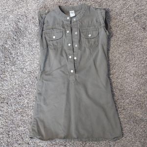 Girls Grey Denim Dress